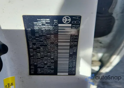 2017 Toyota Corolla L from USA, damaged, VIN 5YFBURHE0HP712477